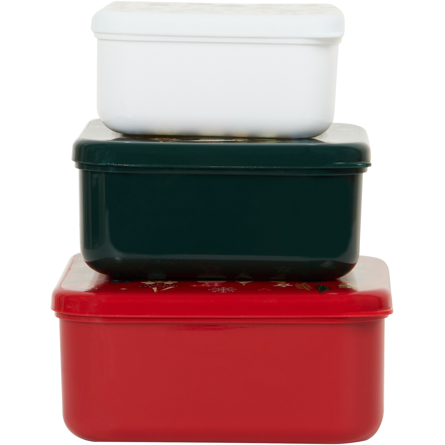 Pack of 3 Festive Snack Boxes Image 2