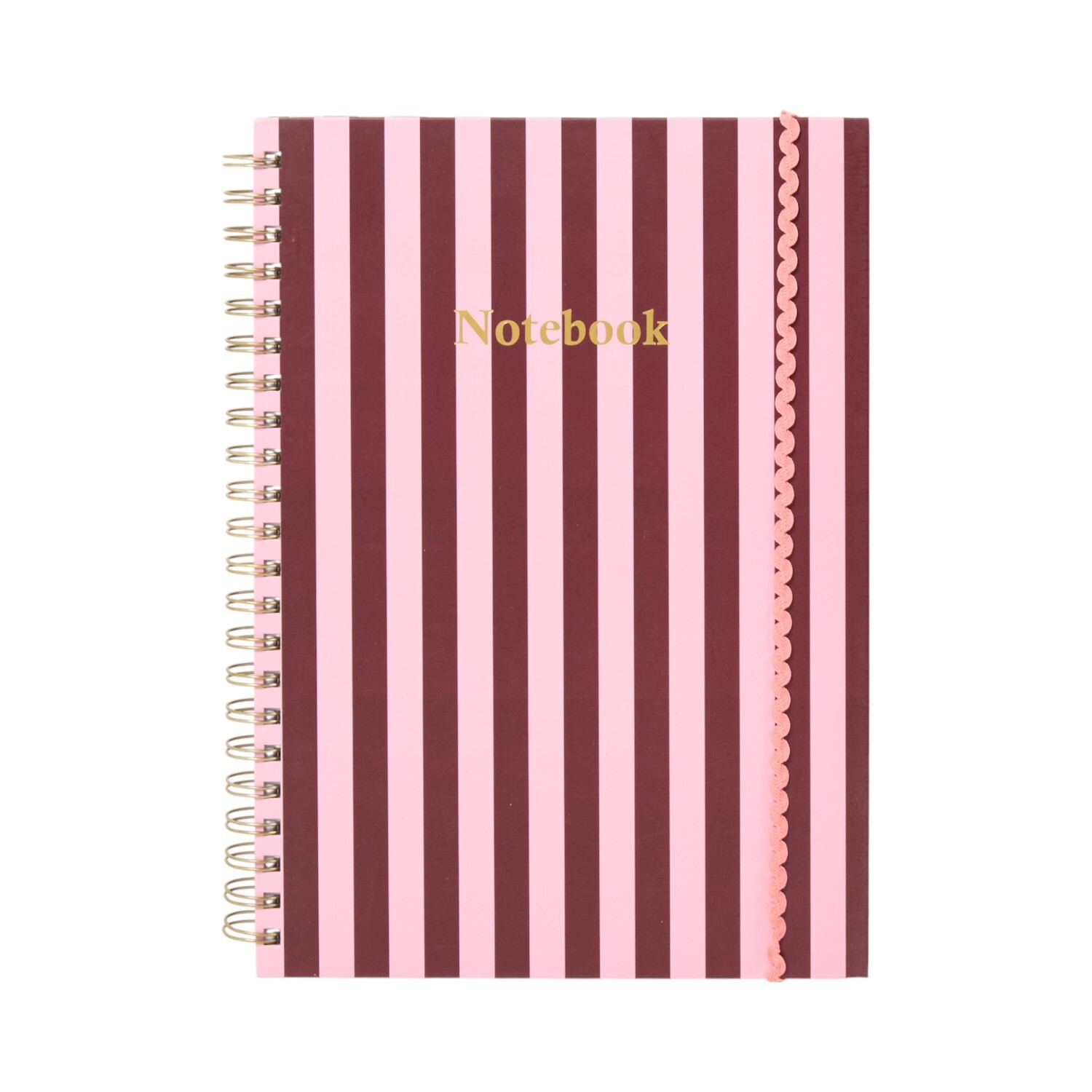 Striped Spiral Notebook Image 2