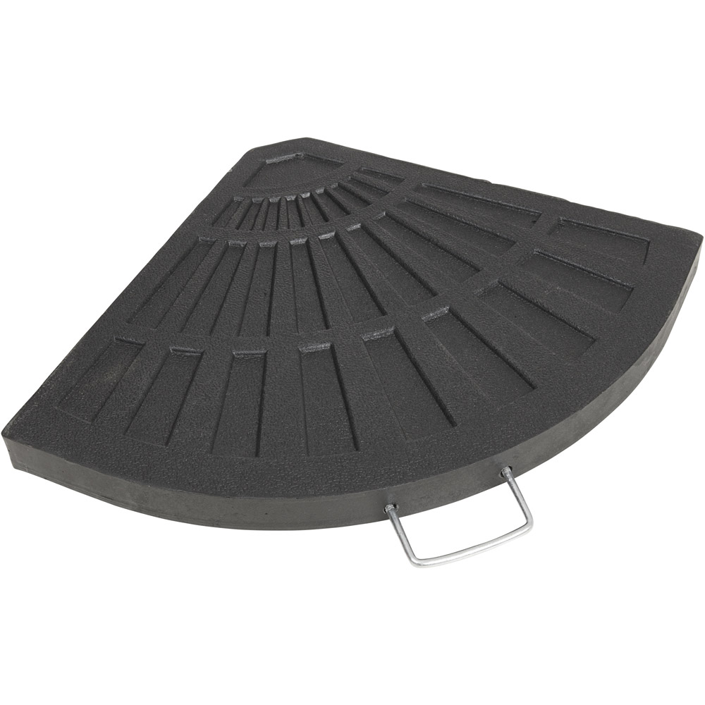 Wilko Overhanging Parasol Base Quarter 13kg Wilko