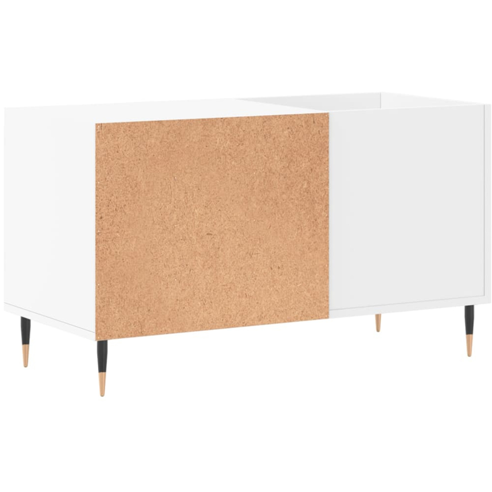 vidaXL 2 Shelf White Record Cabinet Image 6