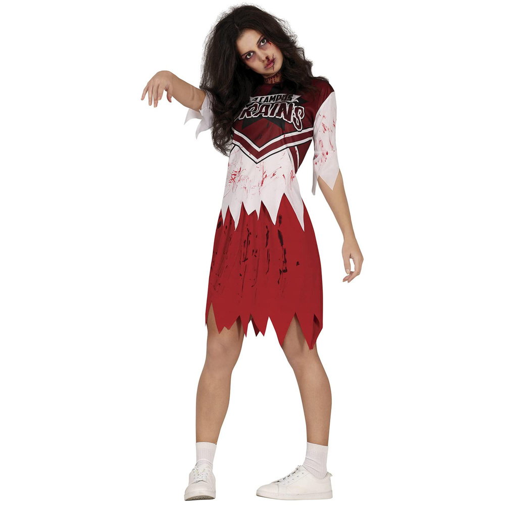 Fiestas Guirca Red and White Rugby Zombie Player Halloween Costume Large 42 to 44 Years Image 1