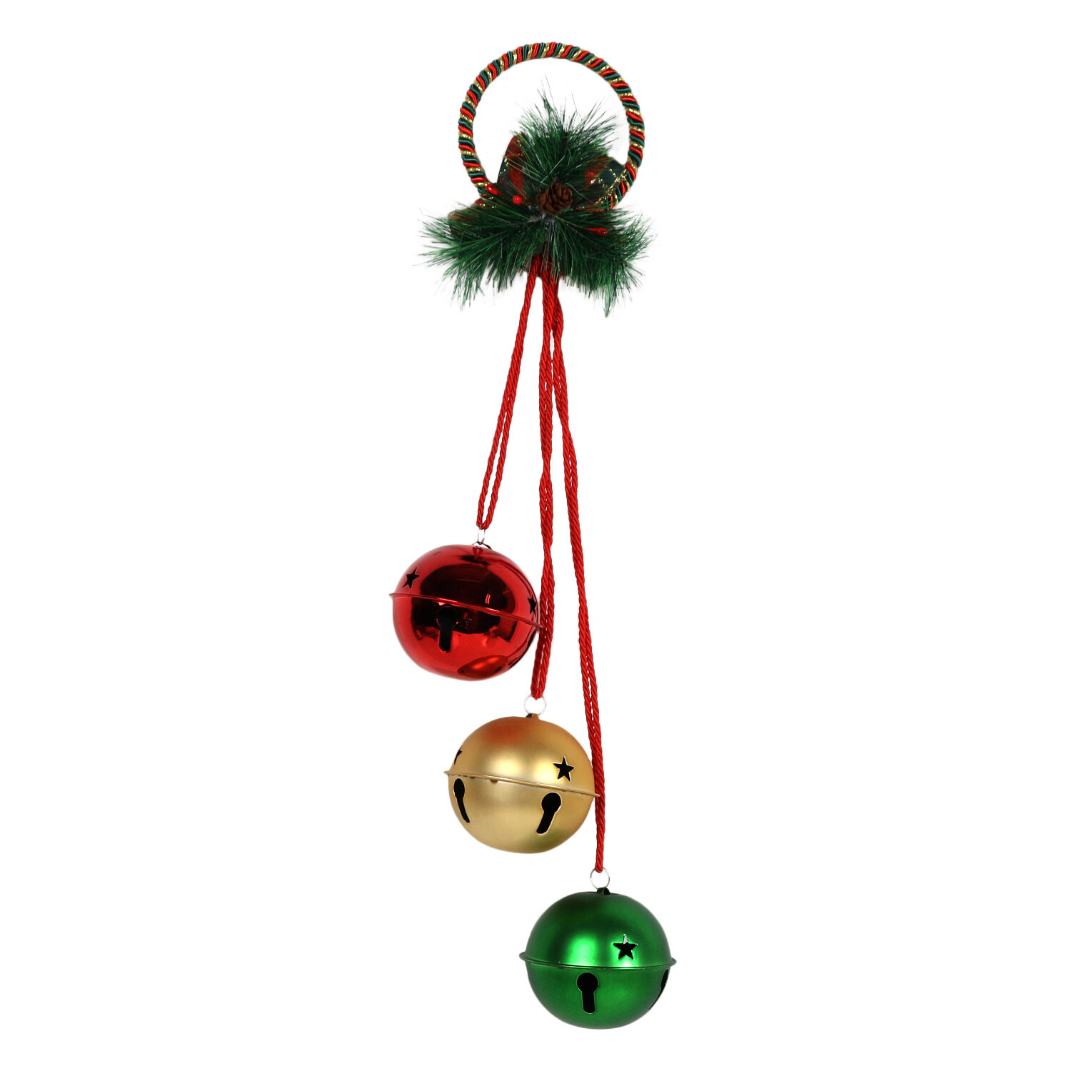 Single Giant Bell with Foliage Hanging Decoration in Assorted styles Image 1