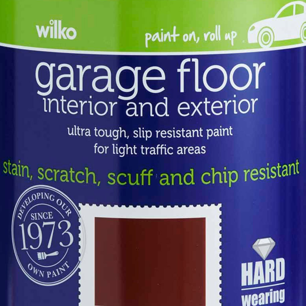 Wilko Red Garage Floor Paint 2.5L Image 3