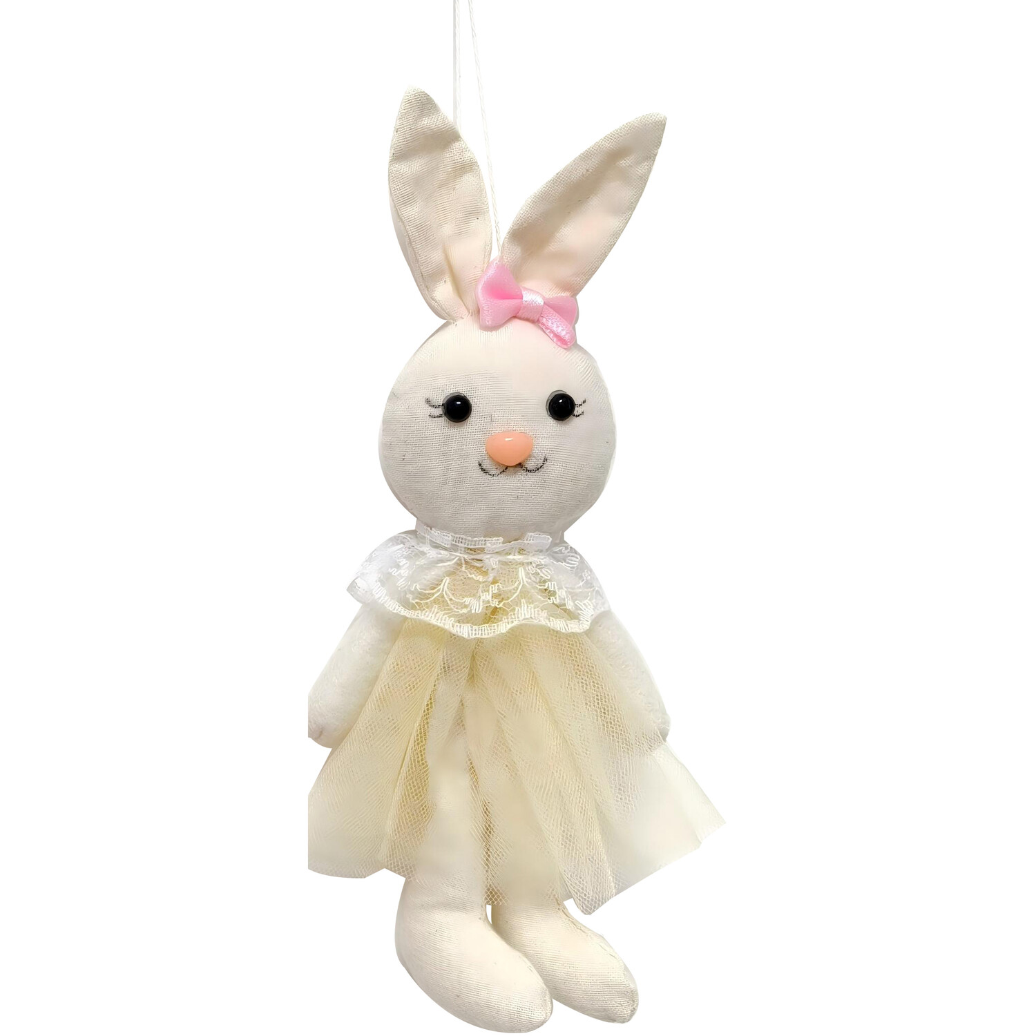 Hanging Bunny In Dress Decoration Image 4