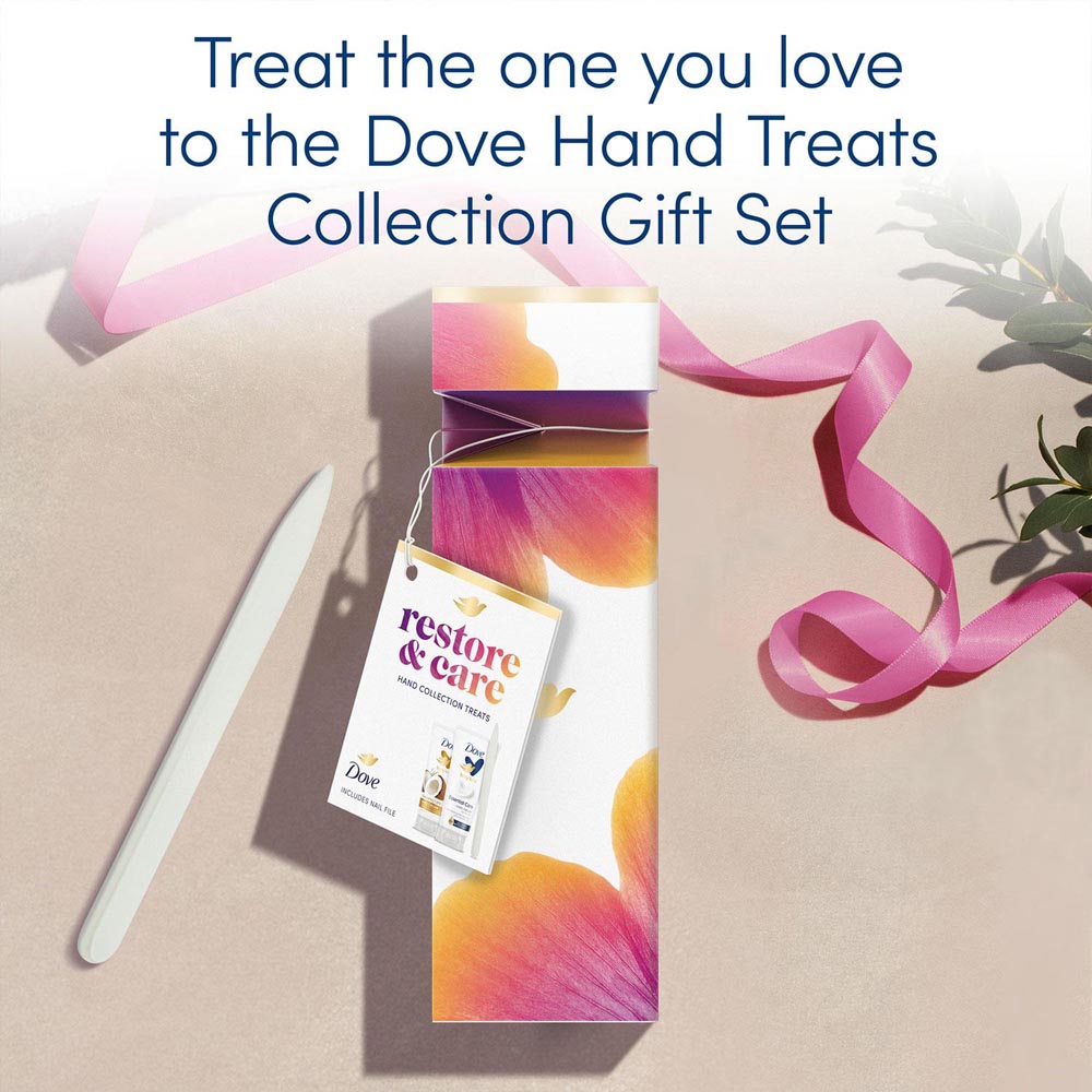 Dove Hand Treats Essential and Coconut Hand Cream Gift Set 2 Pack Image 6