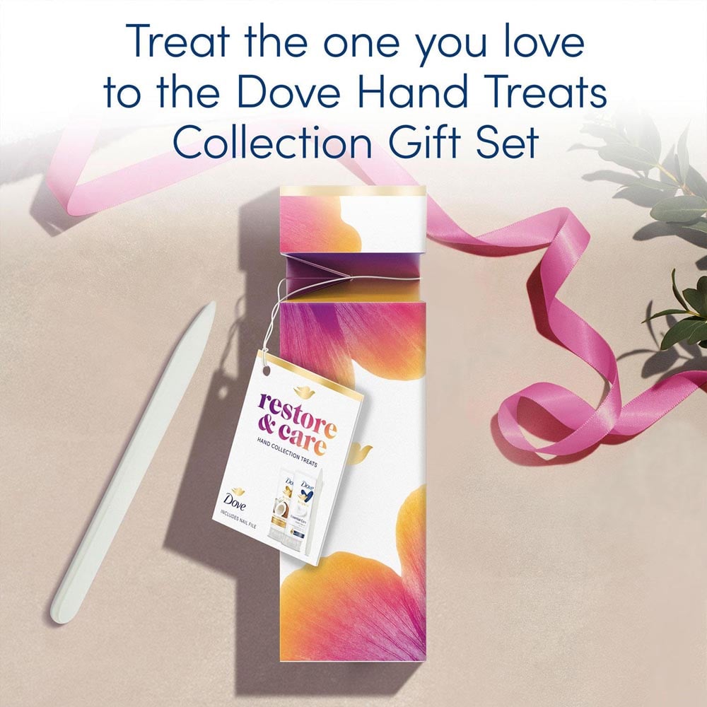 Dove Hand Treats Essential and Coconut Hand Cream Gift Set 4 Pack Image 6