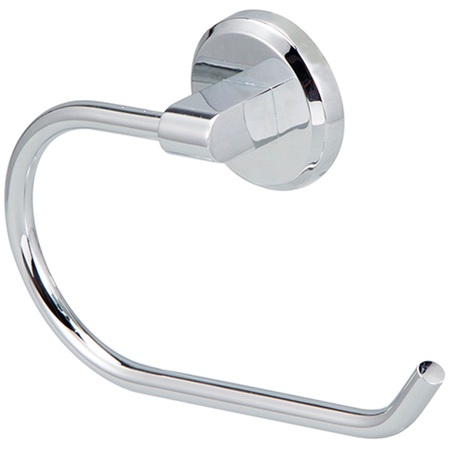 Clayton Chrome Toilet Roll Holder Image 2