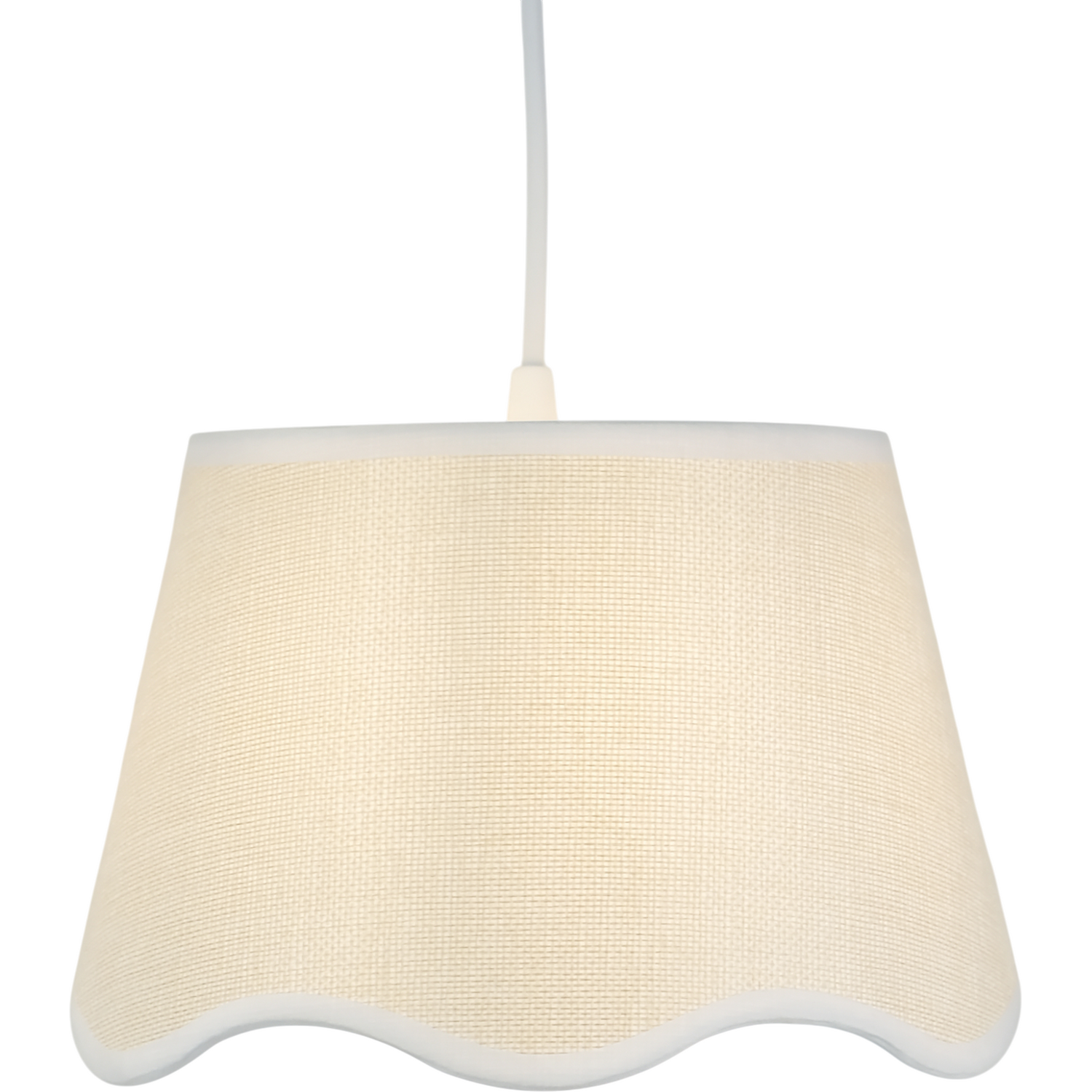 Scallop Shade Natural 30cm Image 6