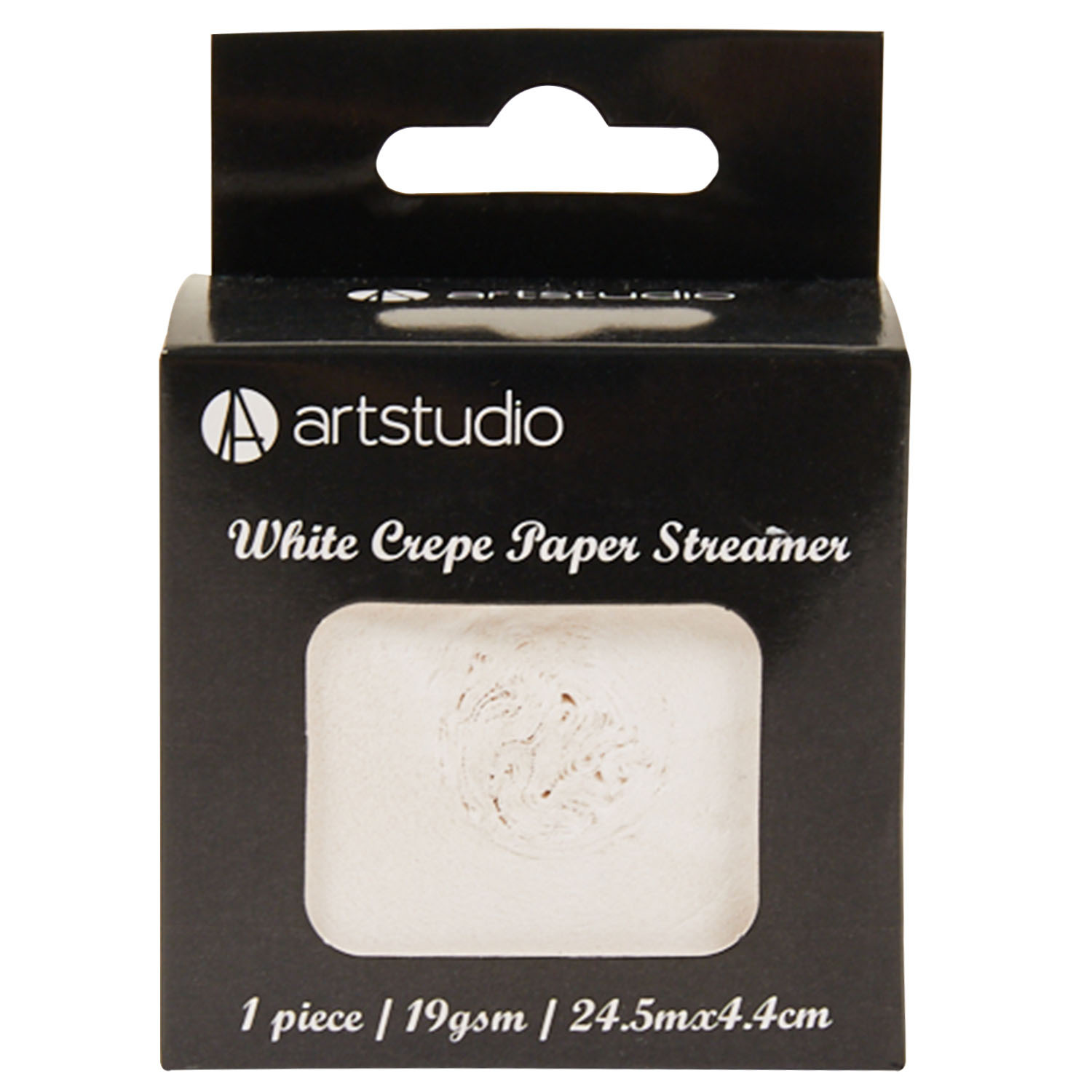 Crepe Paper Streamer  - White Image 1