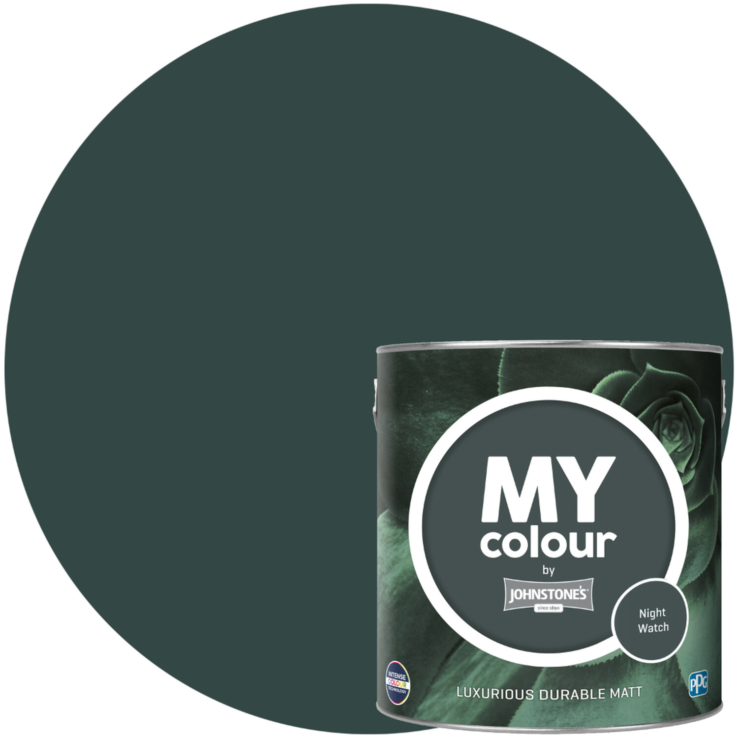 Johnstone's MY Colour Luxurious Durable Matt Paint Night Watch Image 1