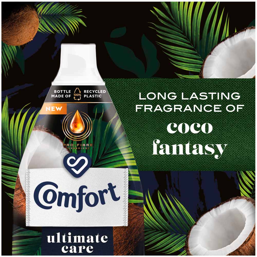 Comfort Coconut Ultimate Care Fabric Conditioner 58 Washes 870ml Image 4