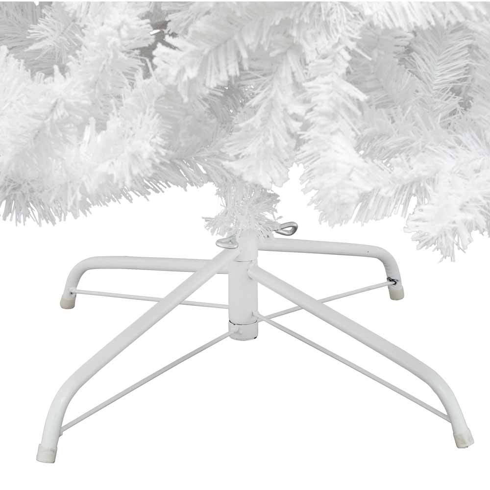 Wilko 6ft White Flocked Artificial Christmas Tree Image 5