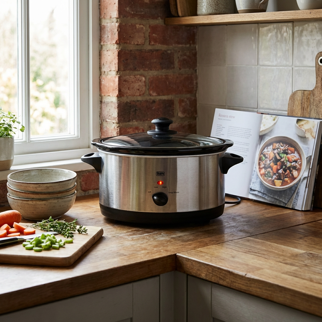 Kitchen Master Silver 3.5L Slow Cooker Image 4
