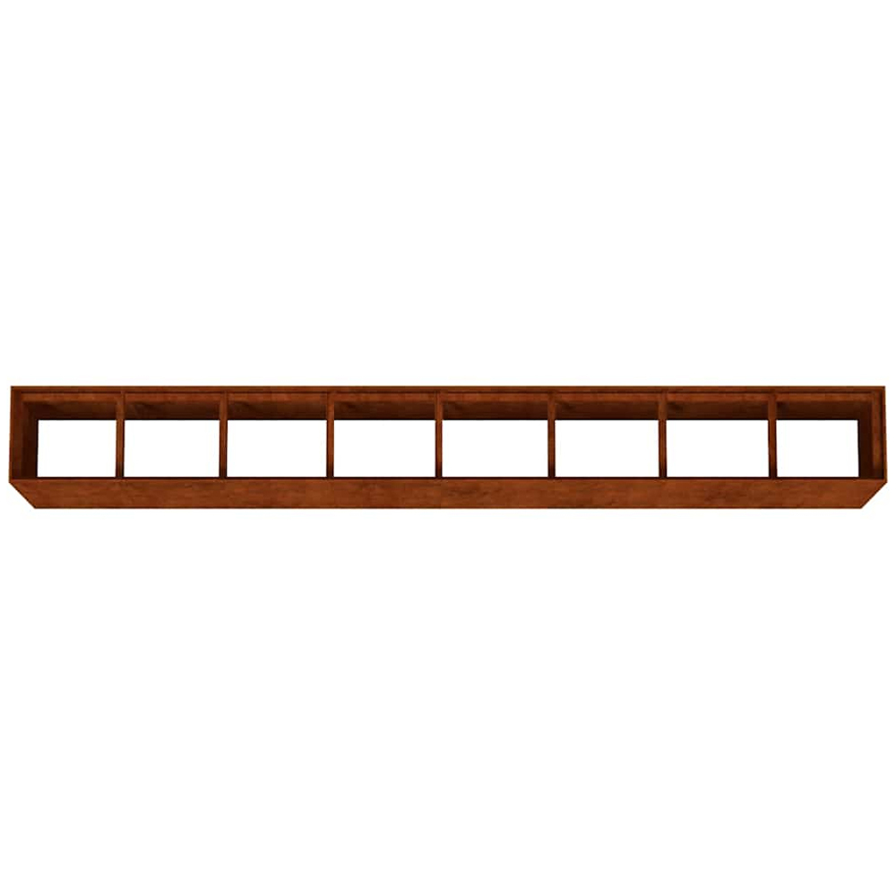 vidaXL Brown Corten Steel Raised Garden Bed 360 x 40 x 80cm Image 4