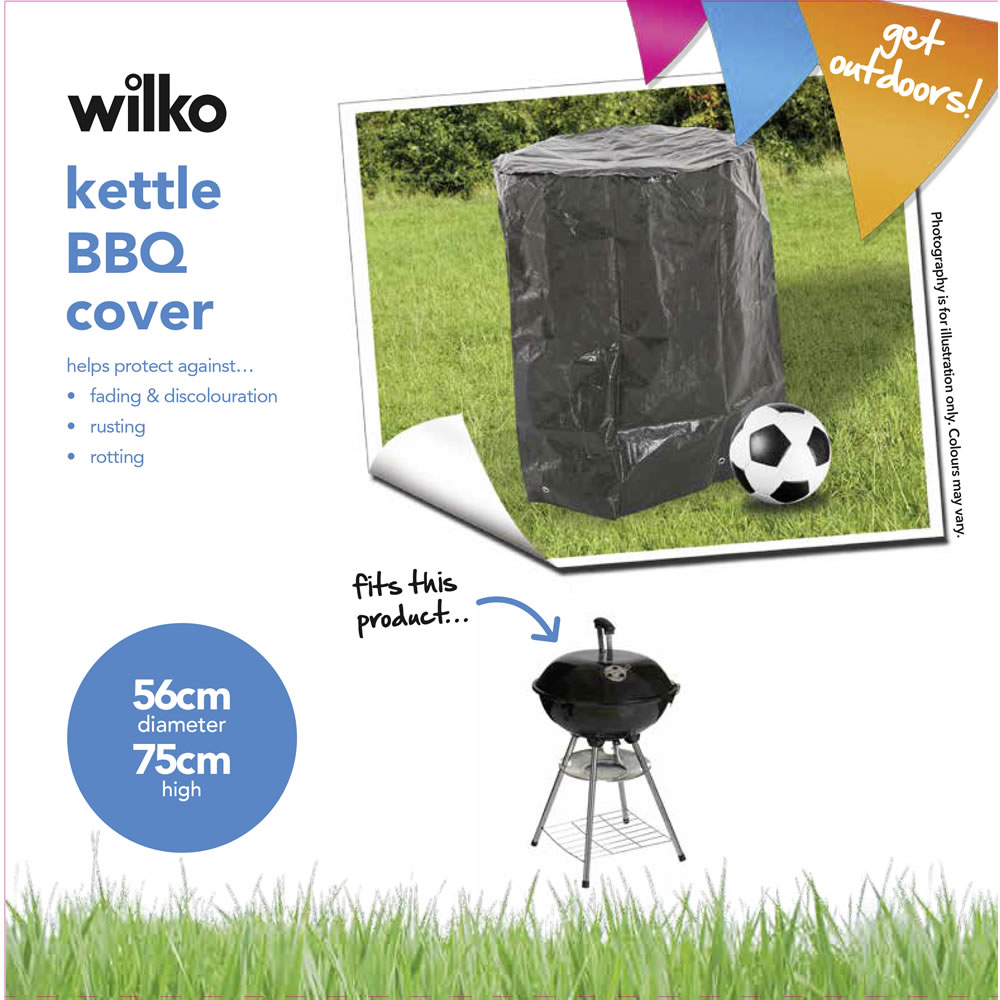 Wilko Kettle BBQ Cover Polyethylene Wilko