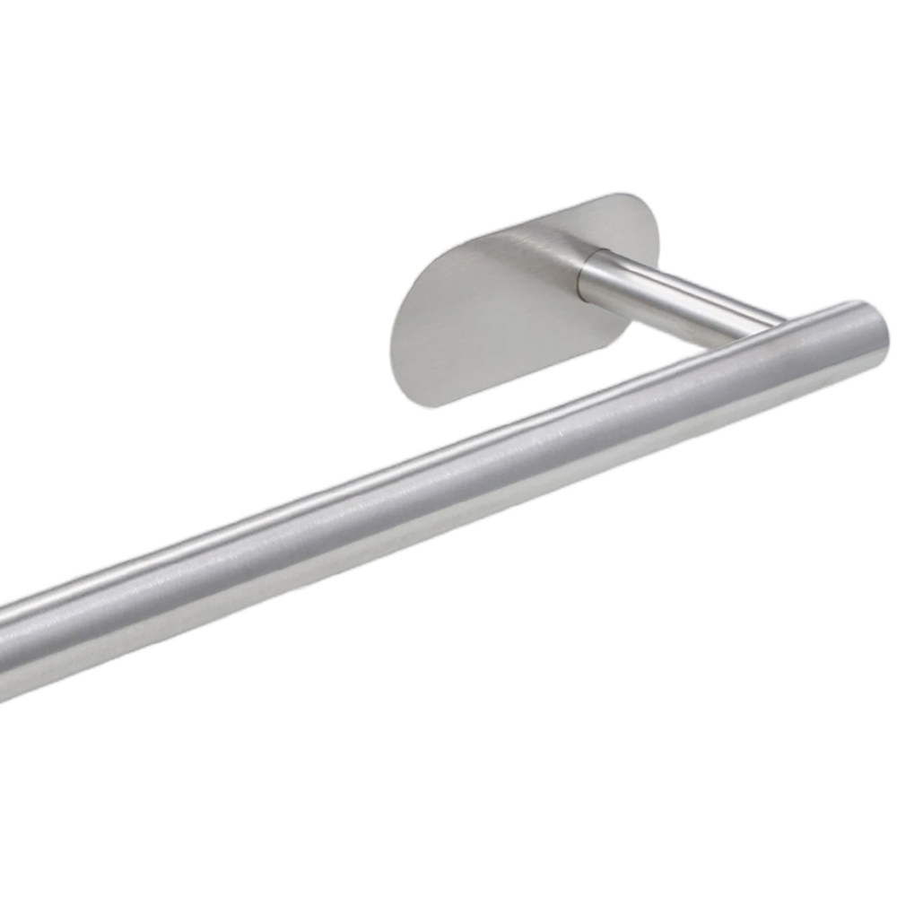 Living and Home 5-Piece Silver Wall-Mounted Stainless Steel Bathroom Hardware Set with 3 Hooks Image 6