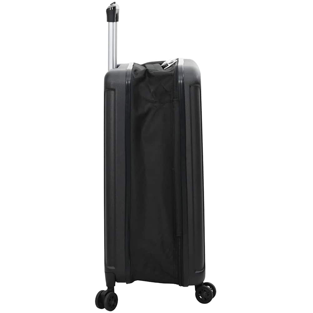 vidaXL 20 inch Black Rectangular Travel Bag Image 4