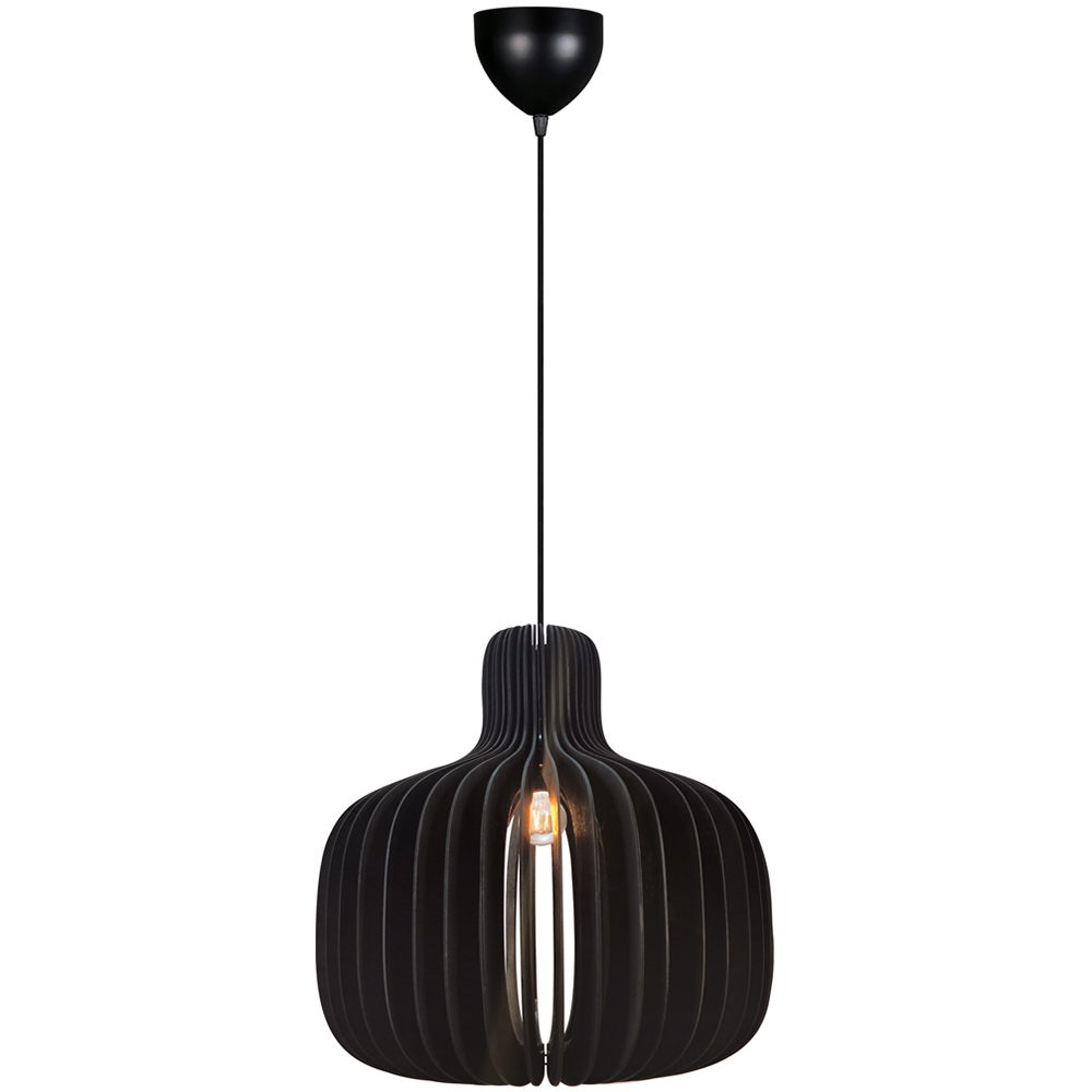 Nordlux Hazo 43 Black Pendant Light Image 1