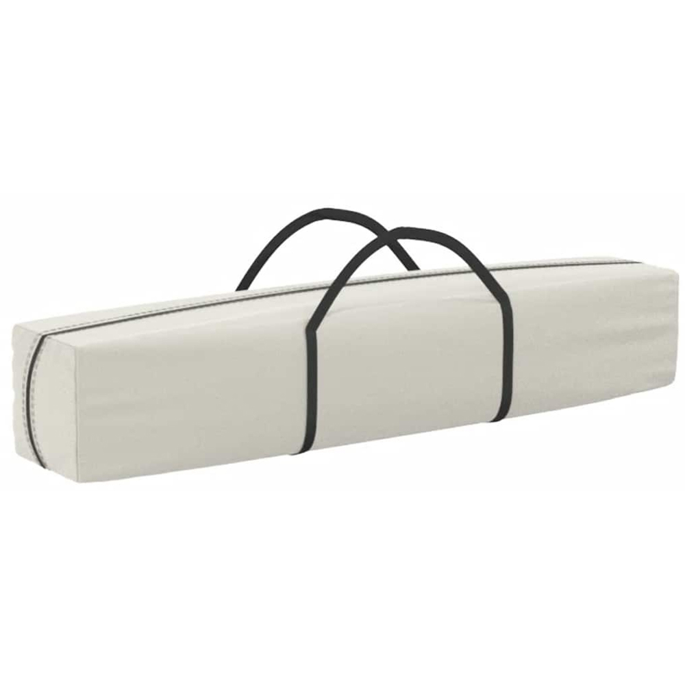 vidaXL 2 x 2m Cream Foldable Party Tent with Sidewalls Image 7