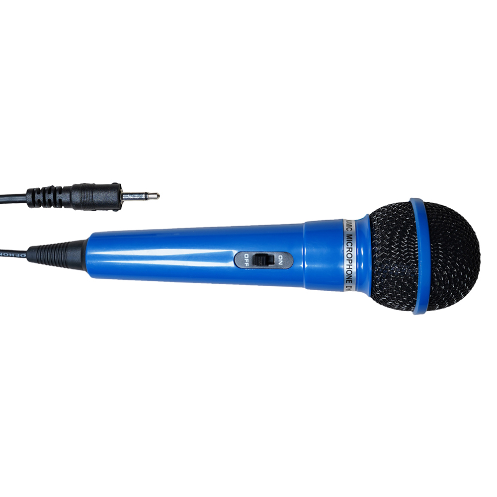 Mr Entertainer Blue Dynamic Handheld Karaoke Microphone Image 1
