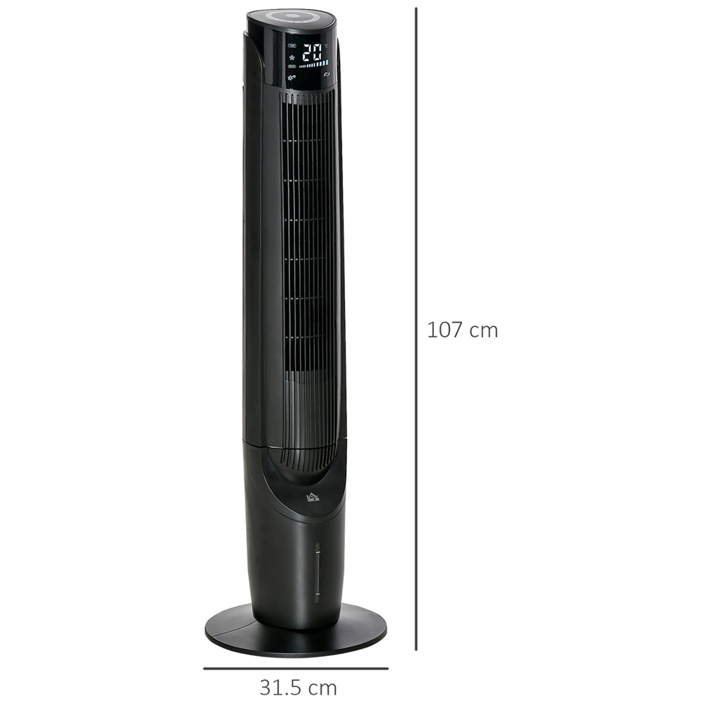 HOMCOM Black 4 in 1 Mobile Air Conditioner Image 6