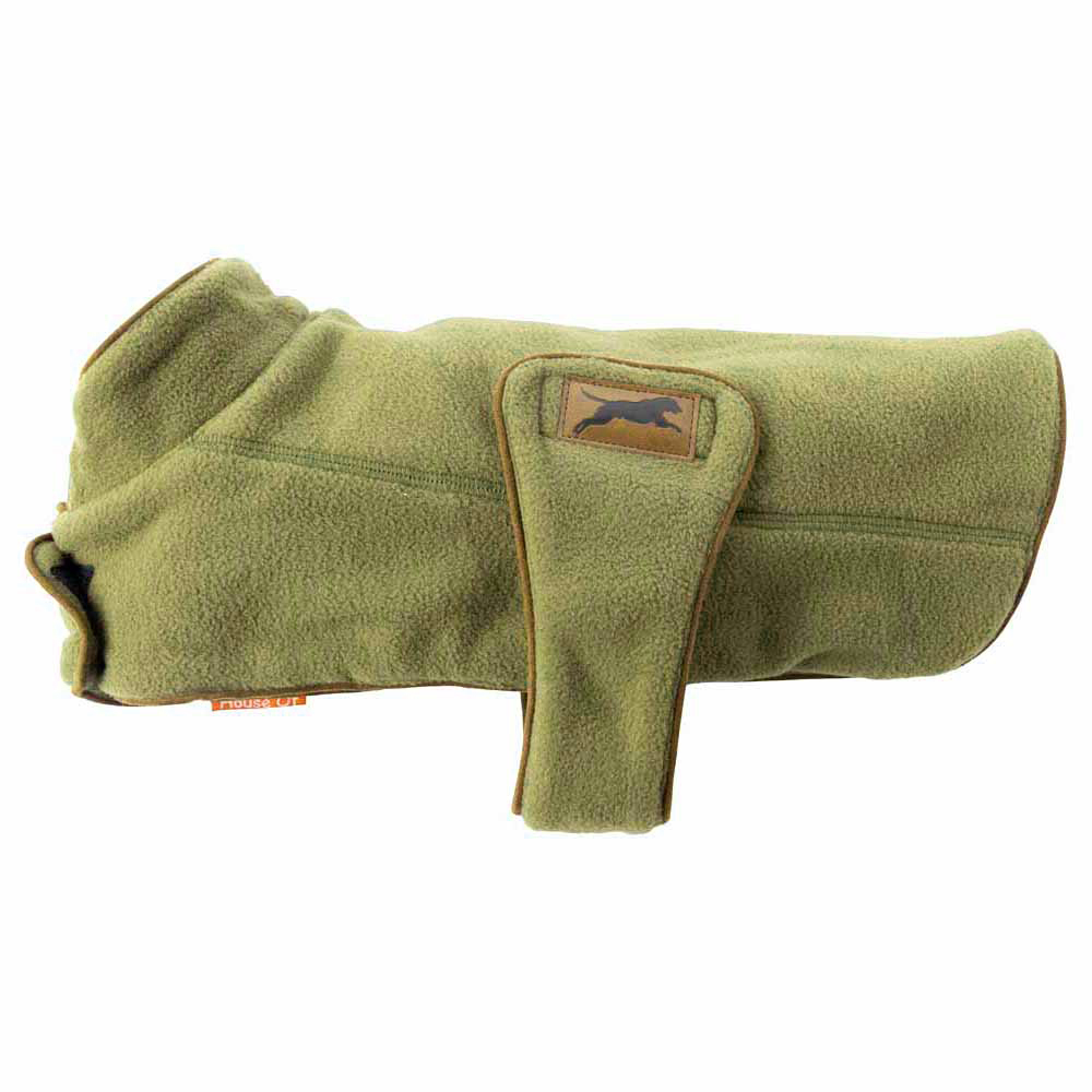 House Of Paws XX-Large Dog Green Fleece Coat Image 1