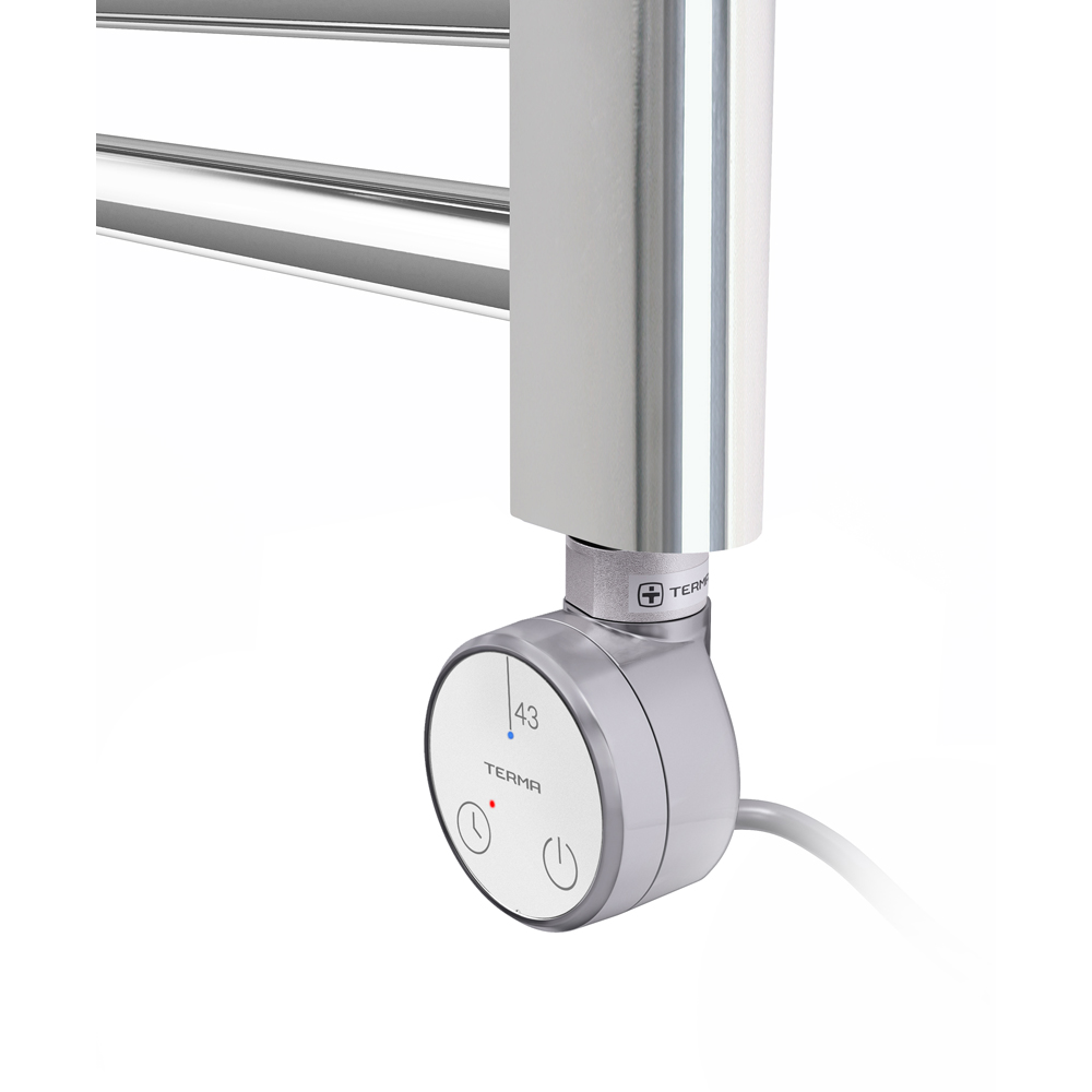 Terma Leo Chrome Electric Towel Rail with 43D Element Upgrade 1600 x 500mm Image 5