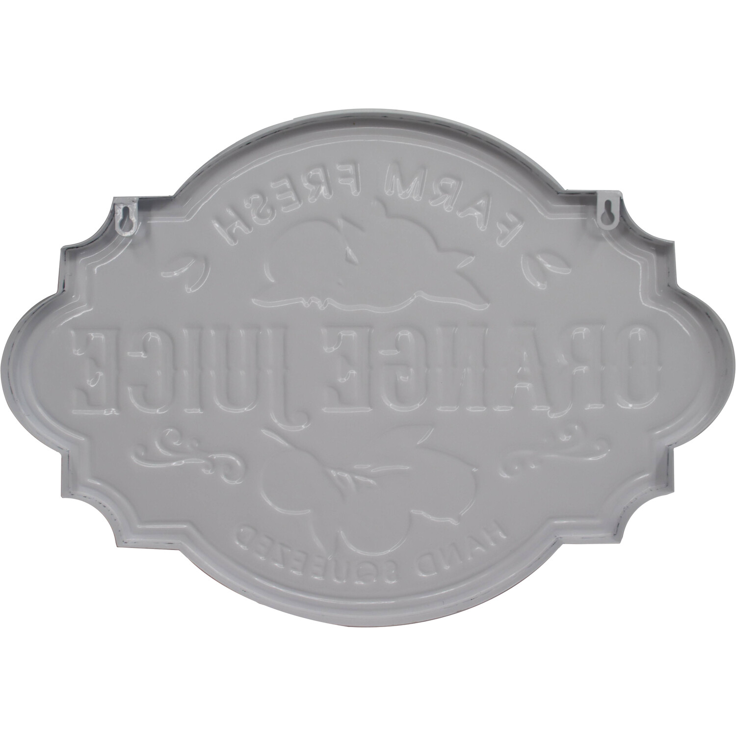 Orange Juice Metal Sign Image 3
