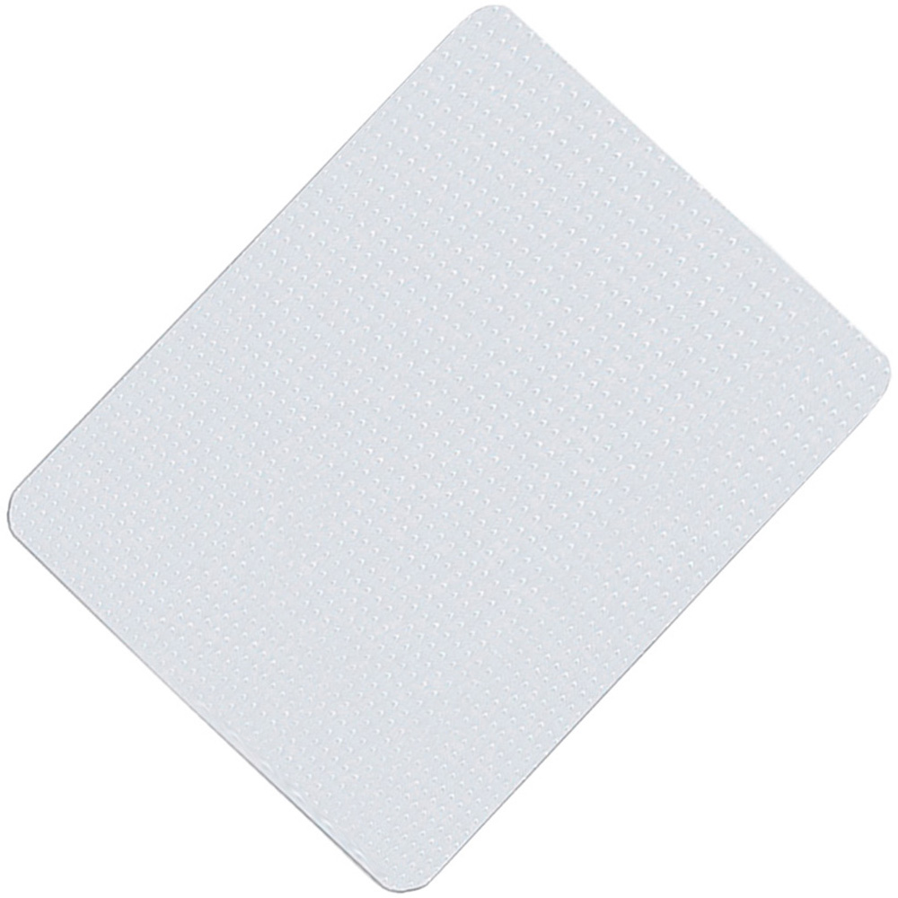Living and Home White PVC Clear Non-Slip Office Chair Desk Mat Image 3