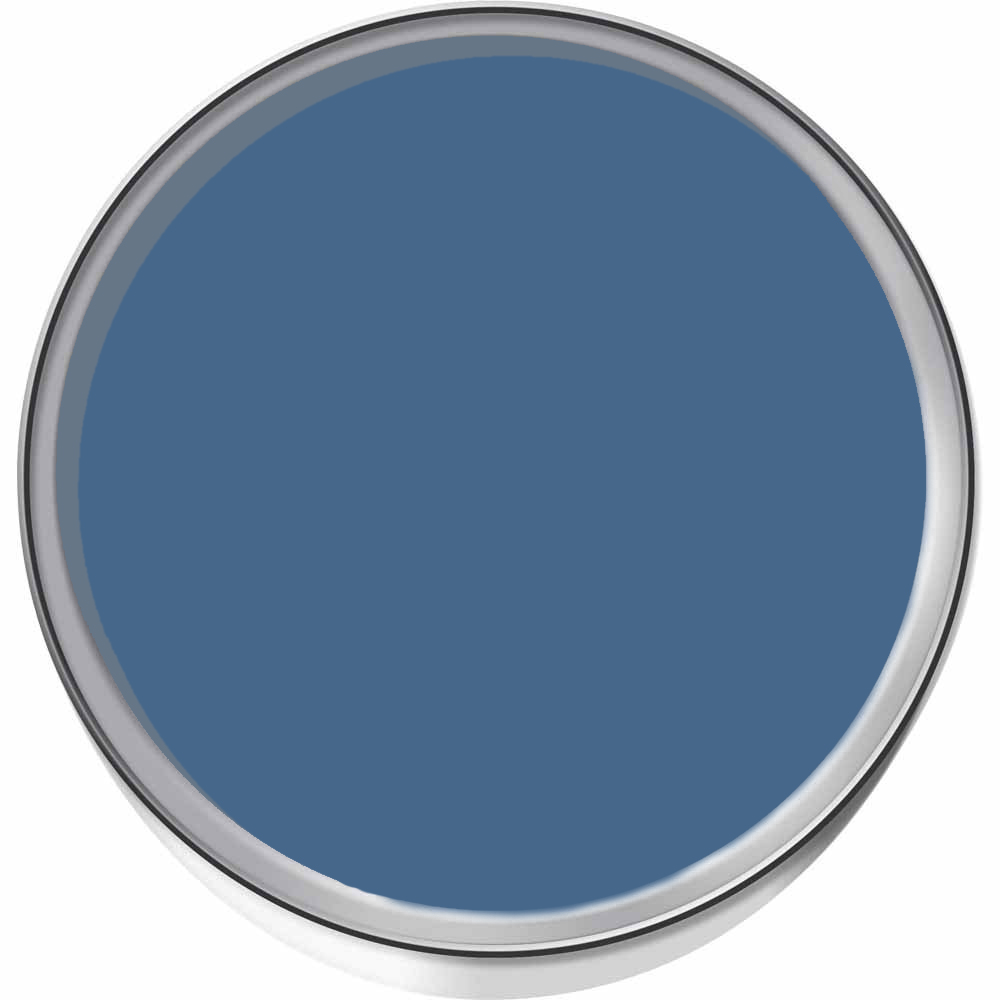 Craig & Rose 1829 Vintage Walls Wood and Metal Flaunders Blue Gloss Mixed Paint 2.5L Image 3