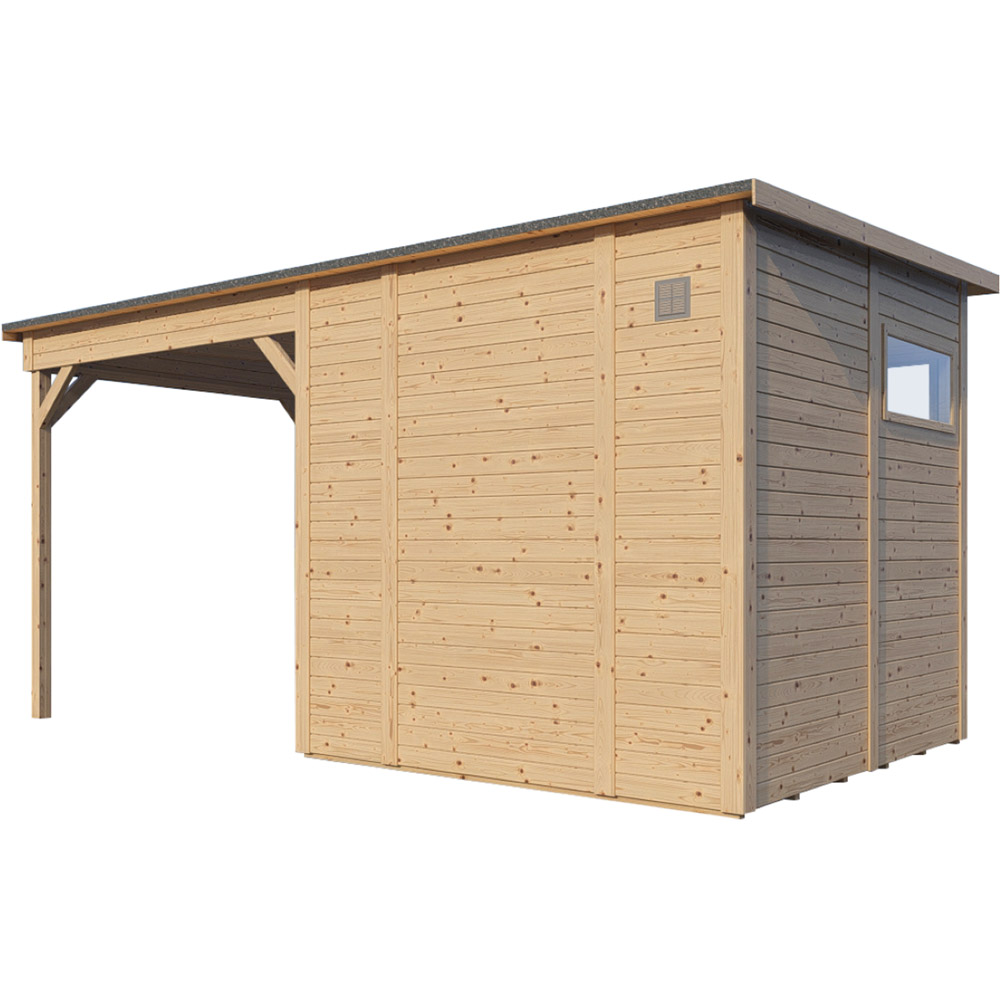 Rowlinson 16 x 9ft Natural Pentus 2 Summerhouse with Extension Image 6