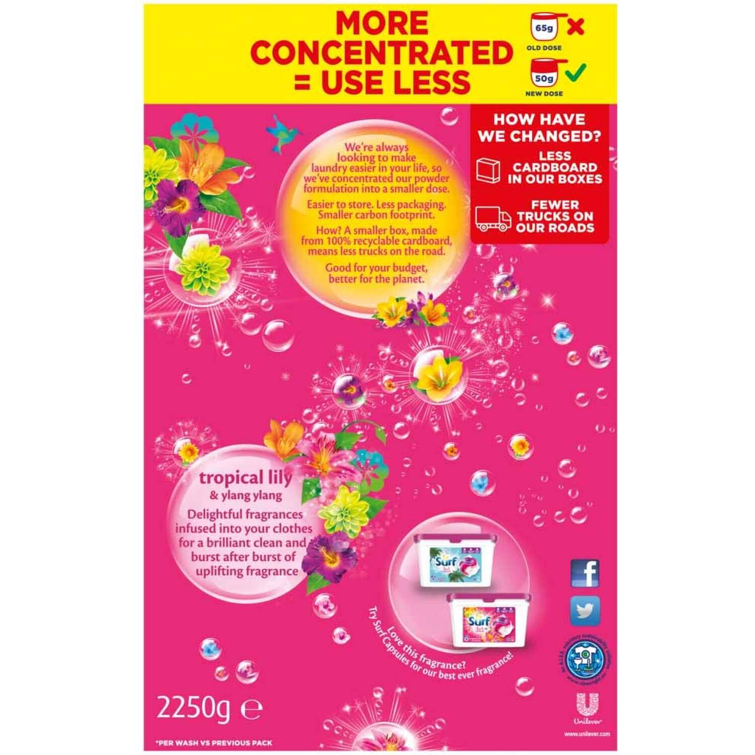 Surf Tropical Lily and Ylang Ylang Washing Powder - 45 Image 3