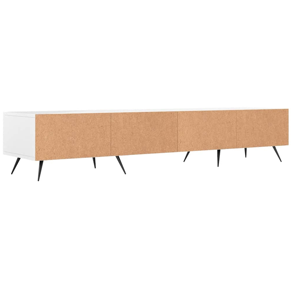 vidaXL 3 Drawer White TV Cabinet Image 8