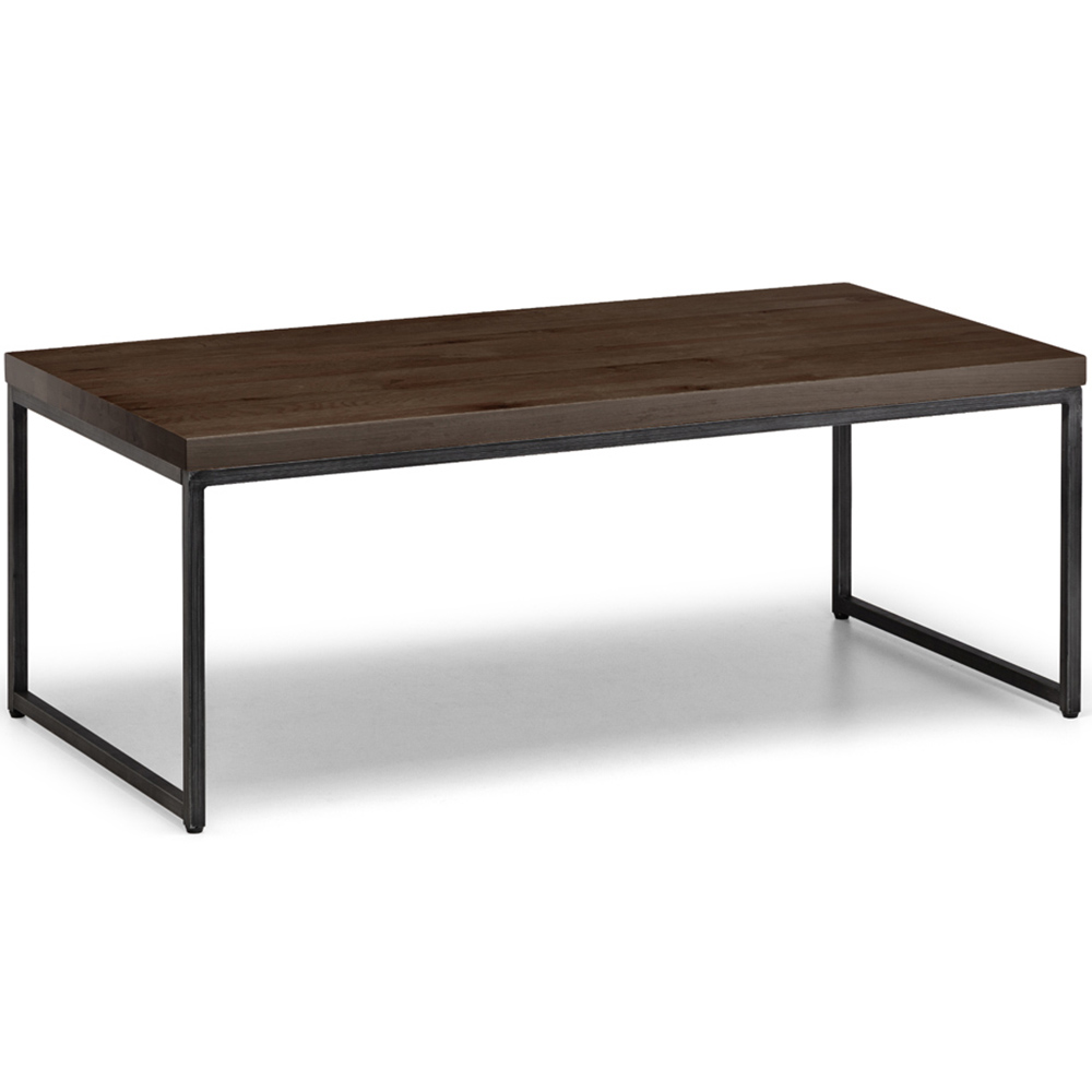 Julian Bowen Brooklyn Dark Oak Nest of Tables Set of 3 Image 5