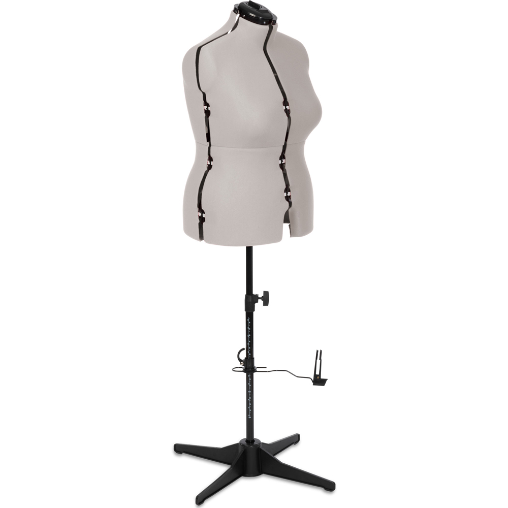 Sewing Online SW153-GREY Grey Adjustable 8-Part Dressmakers Dummy with Hem Marker Large Image 3