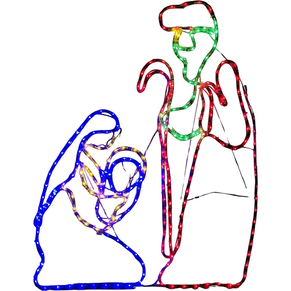 Samuel Alexander 264 Multicolour LED Nativity Scene Rope Light Christmas Decoration 1m Image 2