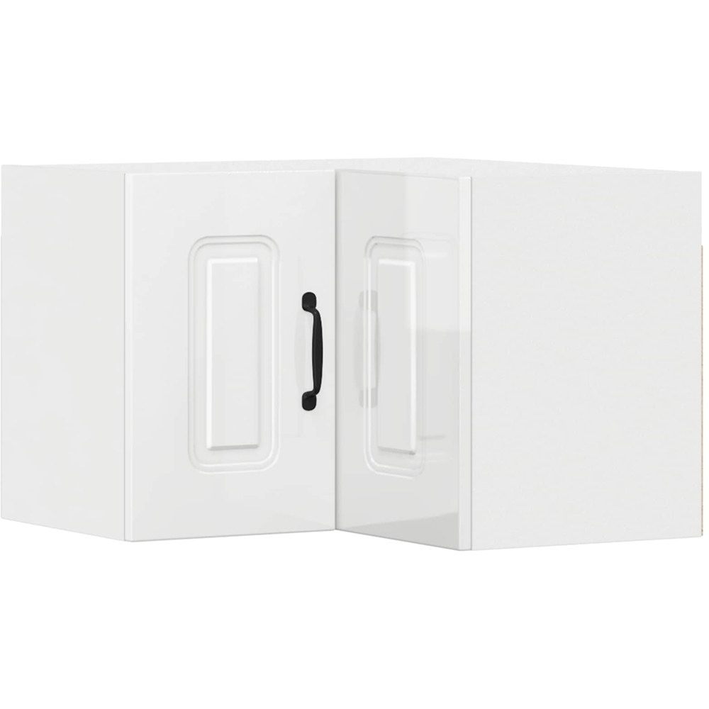 vidaXL Kalmar 2 Door High Gloss White Wall Kitchen Cabinet Image 2