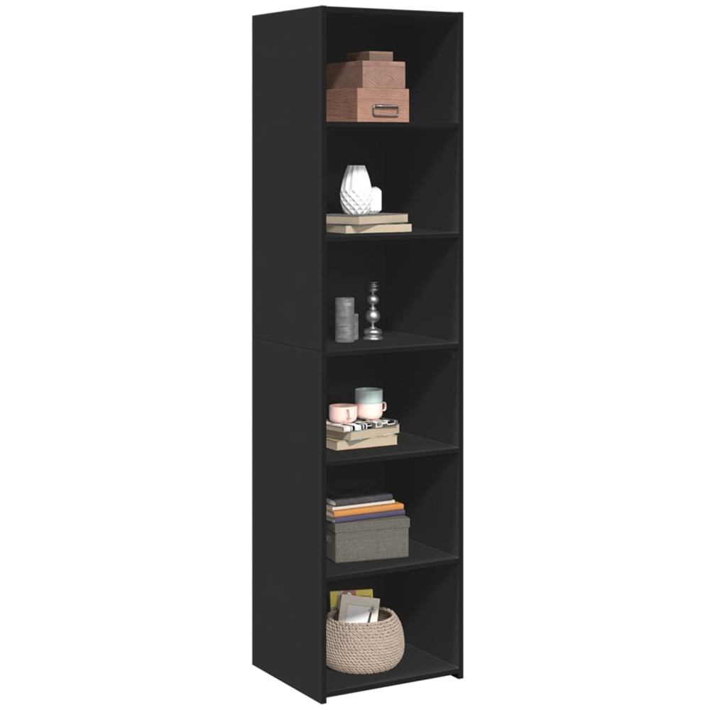 vidaXL 6 Shelf White Highboard Image 2