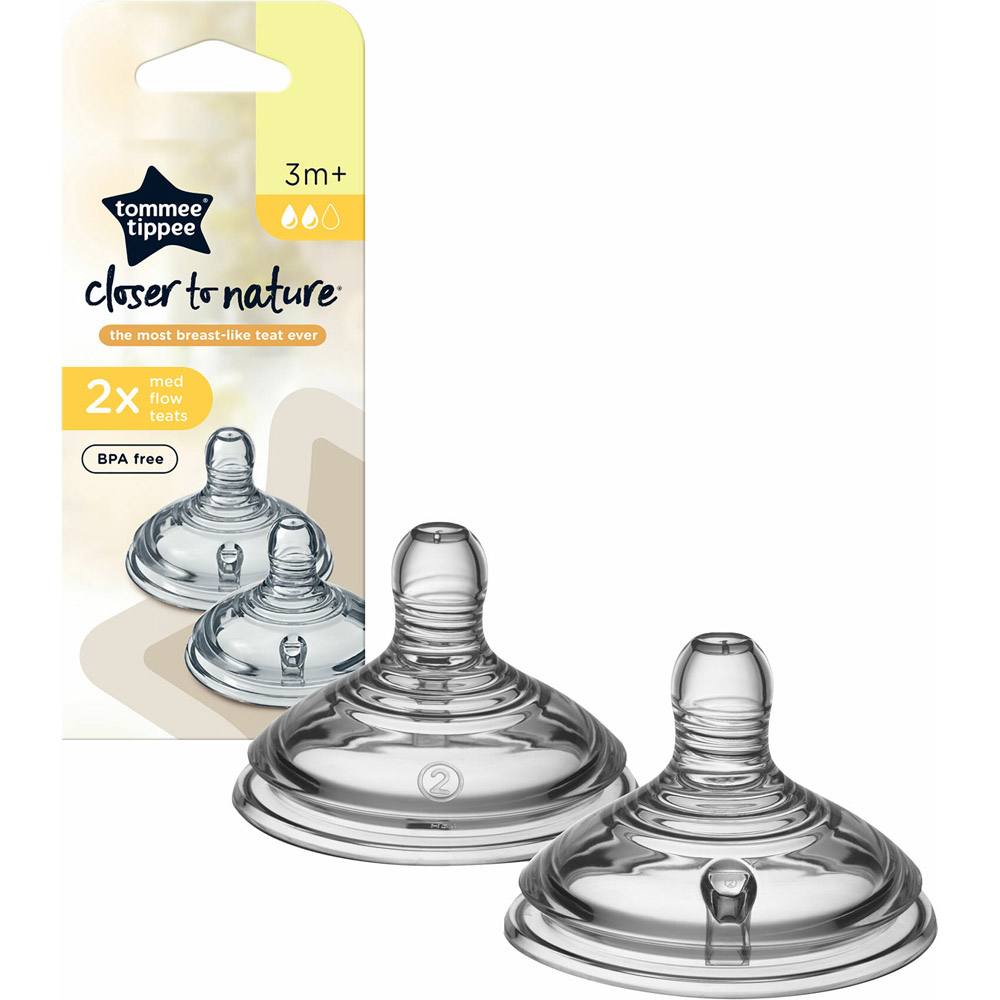 Tommee Tippee Closer to Nature Medium Flow Treats 2 Pack Image 1