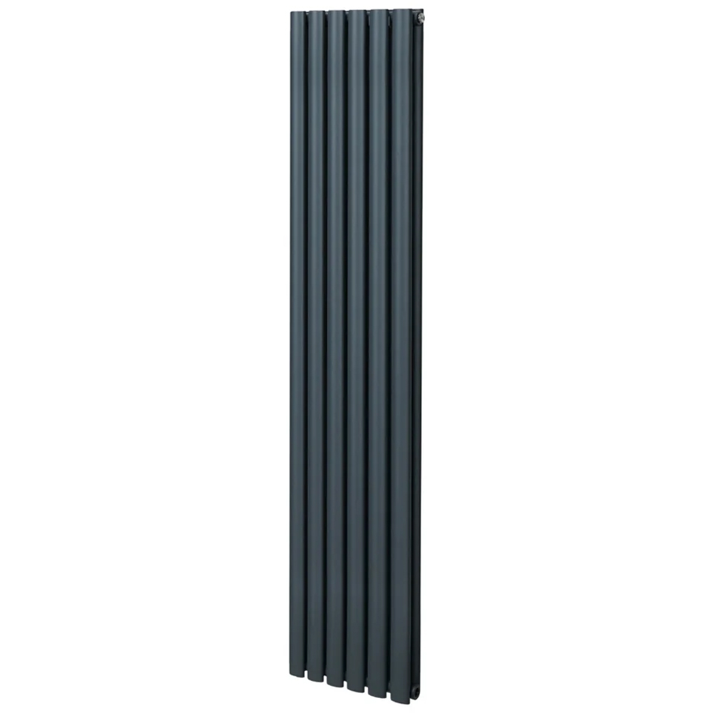 Monster Shop 4816BTU Anthracite Grey Oval Column Radiator 1800 x 360mm Image 3