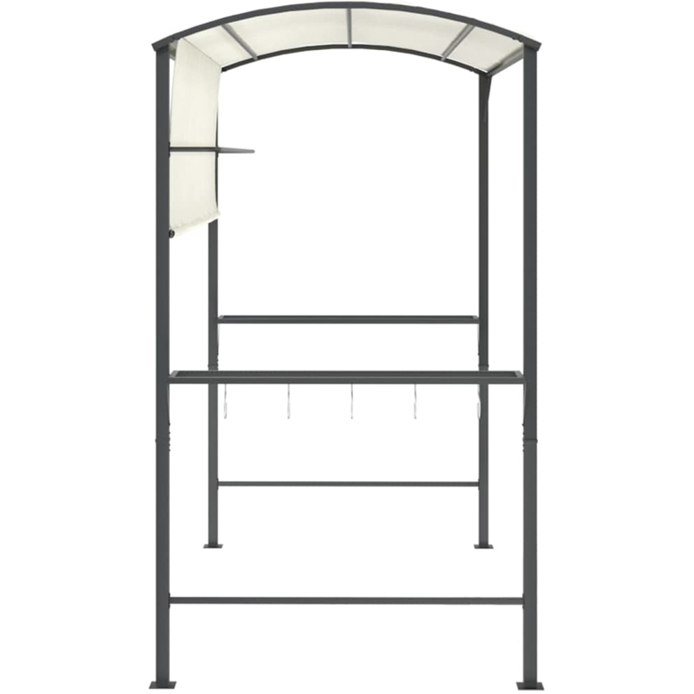 vidaXL 2 x 2m Cream Gazebo with Roof Image 4