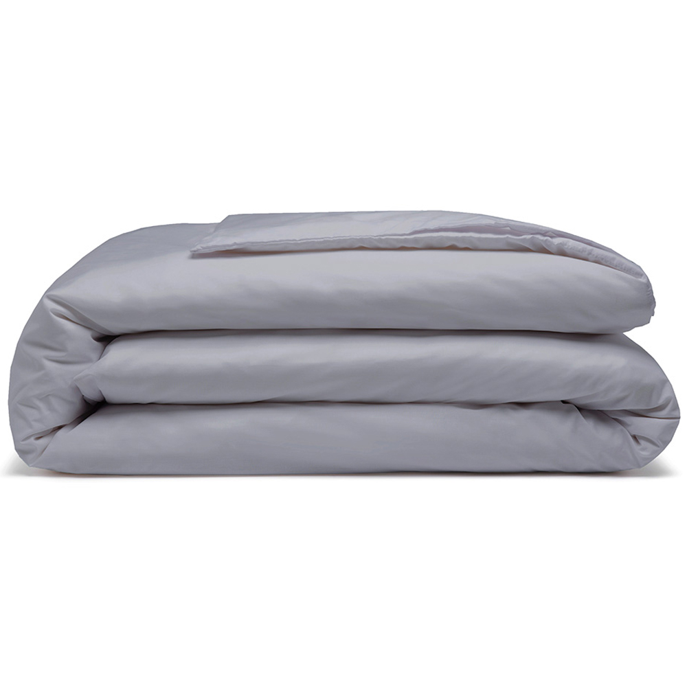 Serene Single Grey Duvet Cover Image 1