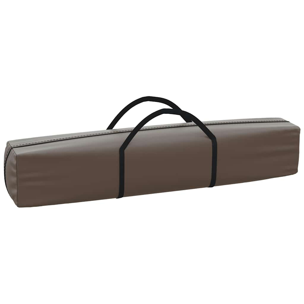 vidaXL 2 x 2m Taupe Foldable Party Tent with Sidewalls Image 5