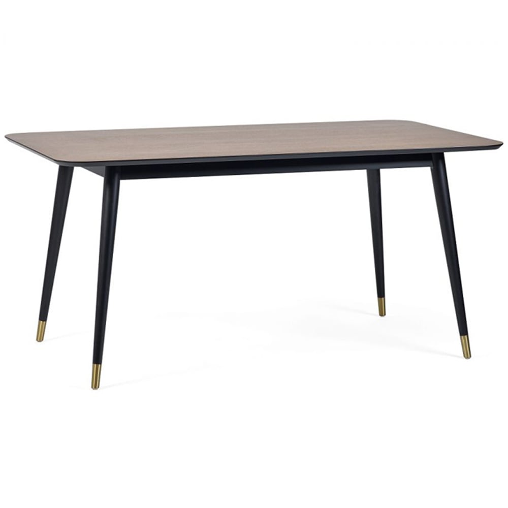 Julian Bowen Findlay Rectangular Table with Set of 4 Grey Hadid Chairs Image 2
