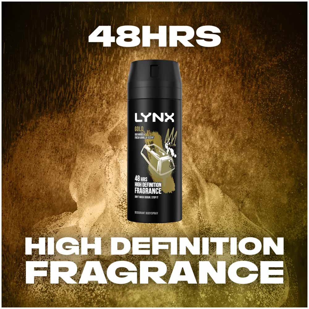 Lynx Gold Temptation Body Spray 150ml Image 6