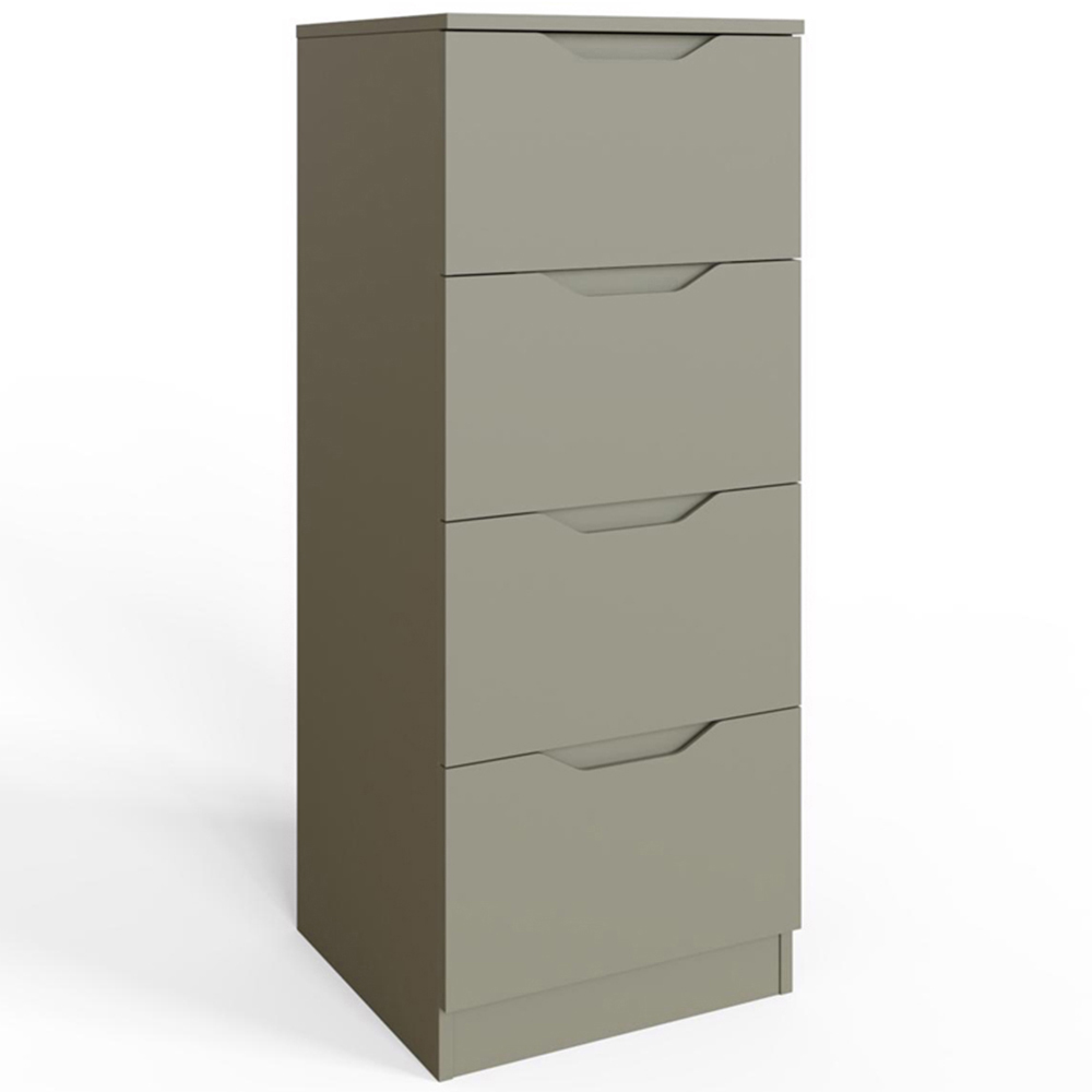 FWStyle Luno 4 Drawer Green Modern Chest of Drawers Image 2