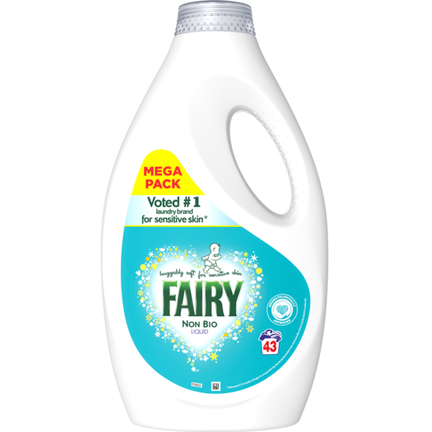 Fairy Non Bio Sensitive Washing Liquid - White Image