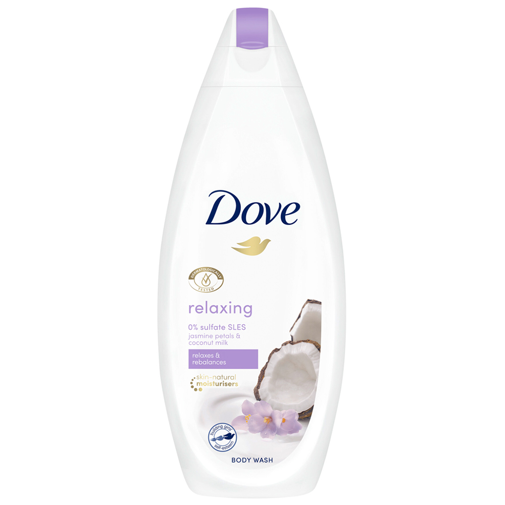 Dove Relaxing Body Wash 225ml Image 1