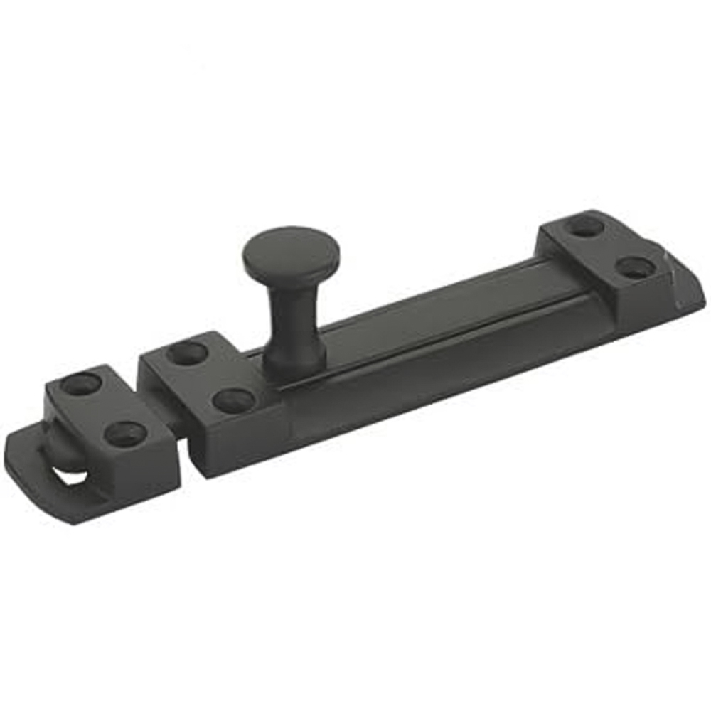 Golden Grace Matt Black Security Door Slide Bolt 2 Pack Image 2