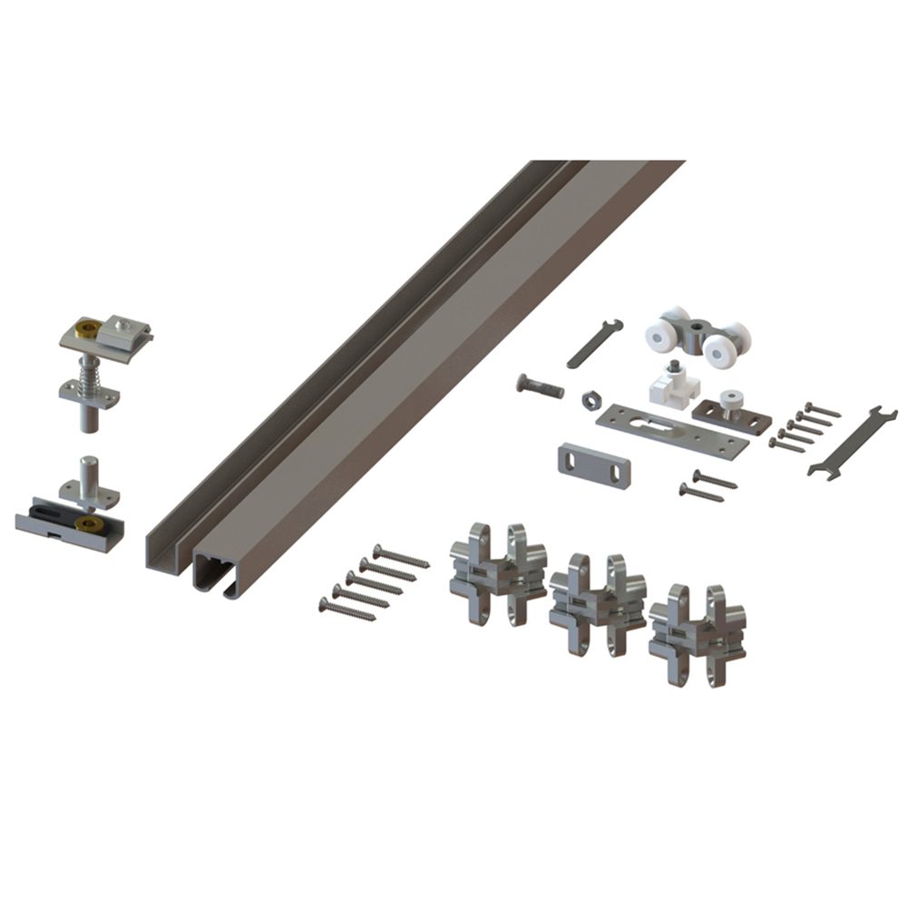 Coburn Foldaside 30 2 Door Foldable Door Track Fixing Kit 1.2m Image 1